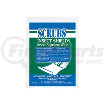 91401DY by ITW DYMON - ITW ProBrands™ Scrubs® Insect Shield™ Insect Repellent Wipes