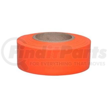 Presco TX1OGPR Presco Solid-Color Roll Flagging, Texas, PresGlo, 1" x 150', Orange Glo, 10/Case