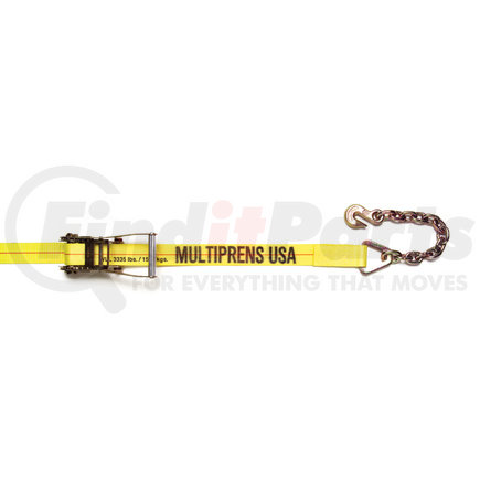 5823-27 by MULTIPRENS - 2” x 27' Ratchet Strap using #5800 Ratchet and #316 Chain Anchor