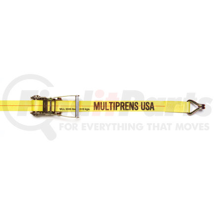 5826-27 by MULTIPRENS - 2” x 27' Ratchet Strap using #5800 Ratchet and #618 Wire J Hook