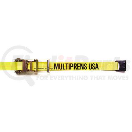 5332-27 by MULTIPRENS - 3” x 27' Ratchet Strap using #5300 Heavy Duty Ratchet and #215 Flat Hook