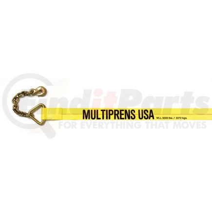 2033-27 by MULTIPRENS - 3" x 27' Winch Strap using # 317 18" Chain Anchor