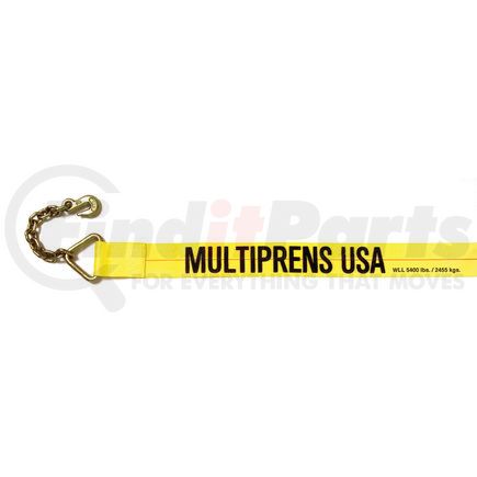 2043-27 by MULTIPRENS - 4" x 27' Winch Strap using # 318 18" Chain Anchor