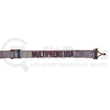 6126-4-16 by MULTIPRENS - Cam Buckle Strap 2"x16' with E-Fittings & F Wire Hooks