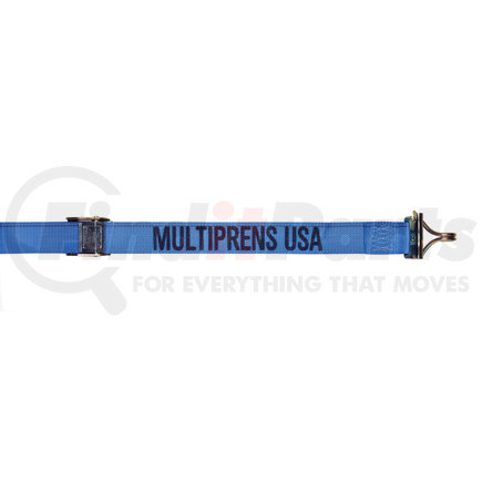 6126-4-20 by MULTIPRENS - Cam Buckle Strap 2"x20' with E-Fittings & F Wire Hooks