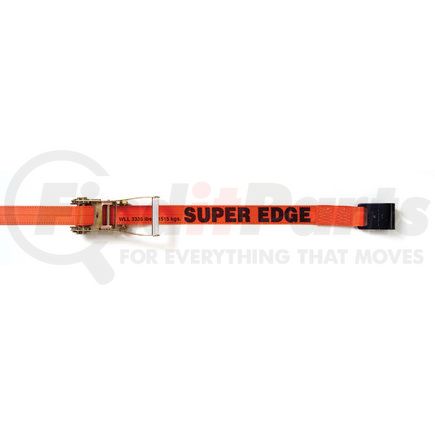 3822-27 by MULTIPRENS - 2” ratchet strap with flat hook 27’ length