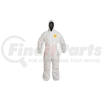 PB127SWH2X002500DP by UPONOR - DuPont™ ProShield® Basic Coveralls w/ Hood & Elastic Wrists & Ankles, 2X-Large