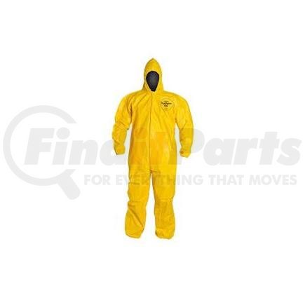 QC127SYLLG001200DP by UPONOR - DuPont™ Tychem® QC Coveralls w/ Elastic Ankles, Large