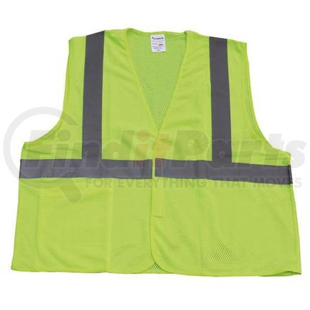 SV2C1LLTF by TRUFORCE - TruForce™ Class 2 Solid Mesh Safety Vest, Lime, Large