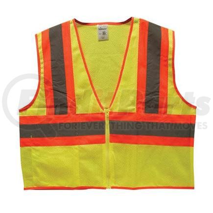 SV2C3OMTF by TRUFORCE - TruForce™ Class 2 Two-Tone Mesh Safety Vest, Orange, Medium