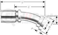 G43304-3232X by GATES - Hydraulic Coupling/Adapter