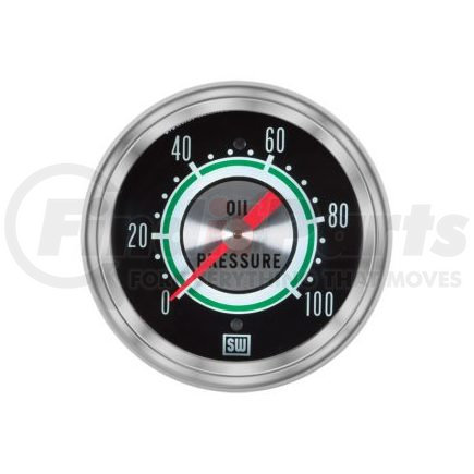 691BS by STEWART WARNER - Green Line Oil Pressure Gauge