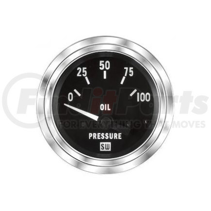 82116 by STEWART WARNER - Deluxe Oil Pressure Gauge