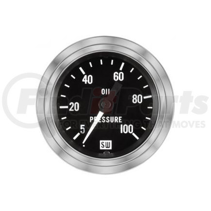 82323 by STEWART WARNER - Oil Pressure Gauge - Mechanical, 2-1/16"