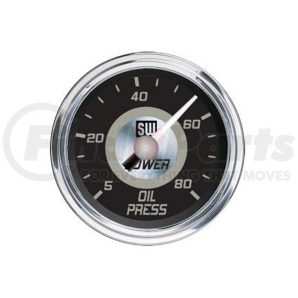 82759 by STEWART WARNER - Power Series Oil Pressure Gauge