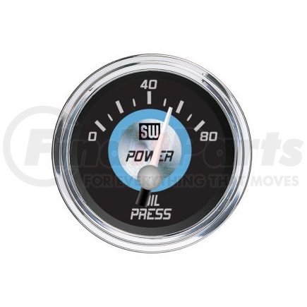 82760 by STEWART WARNER - Power Series Oil Pressure Gauge