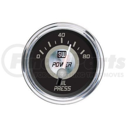 82756 by STEWART WARNER - Power Series Oil Pressure Gauge