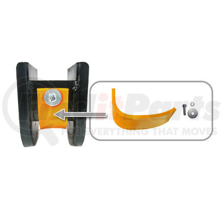 EWP-HHR by EWP POLY WAREPAD - Hutchens Rear Hanger WEAR PAD.  OEM Hanger is NOT INCLUDED.