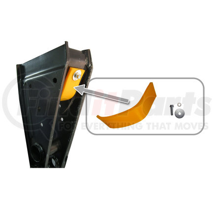 EWP-PF by EWP POLY WAREPAD - Fruehauf Front Hanger WEAR PAD.  OEM Hanger is NOT INCLUDED.