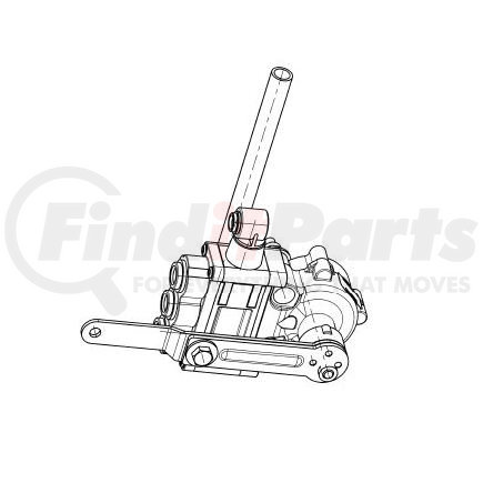 90555434 by HALDEX - Precision Response (PR Plus) Height Control Valve - With Normally Closed Dump Valve, Peterbilt Replacement