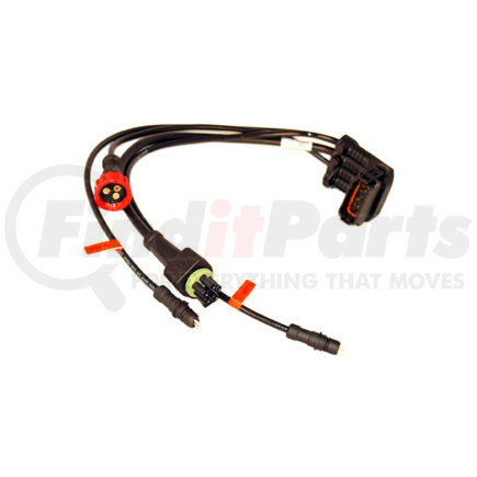 AL40900 by HALDEX - ABS System Wiring Harness - ABS 2S/1M PLC Loom Assembly, 1.5 ft., SLH-A7, 19-Pin, 2 Keys Diagonal