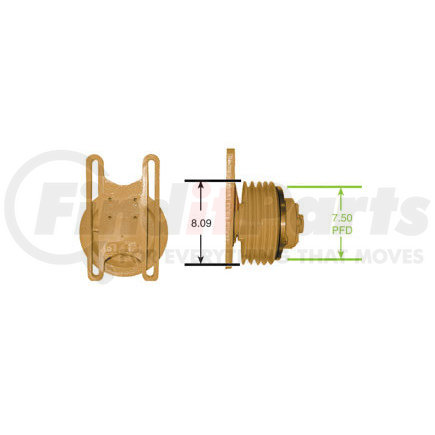 RF790028X by HALDEX - Fan Clutch