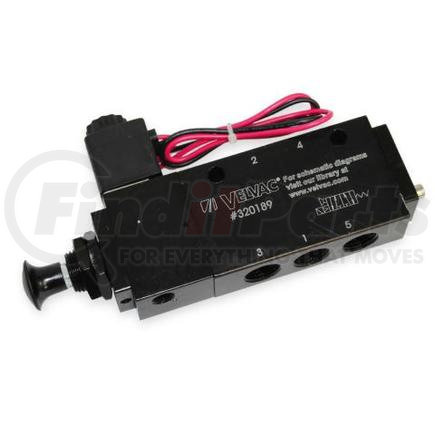 320189 by VELVAC - Solenoid Valve, Four-Way Spring Return Valve with ...