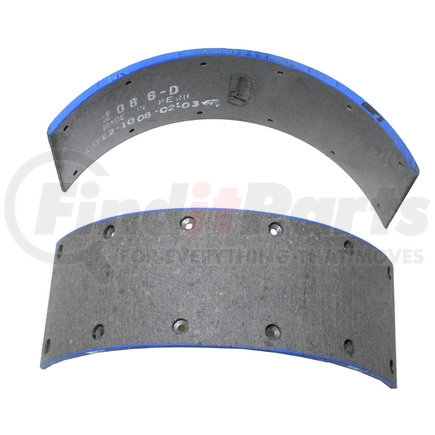 TS2086D by HALDEX - Brake Lining, GD FMSI 4707