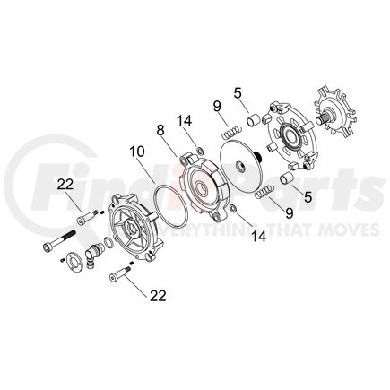 994317 by HORTON - Engine Cooling Fan Clutch Seal Kit