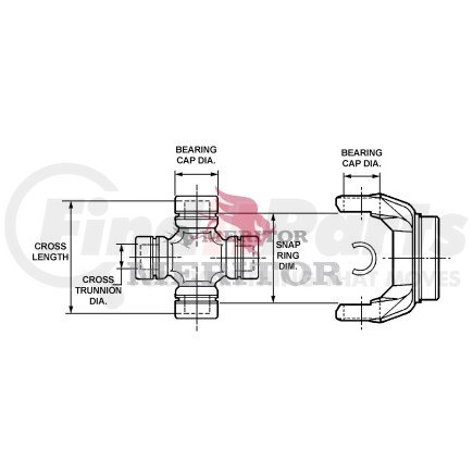 CP1200X by MERITOR - CNTR PARTS KIT