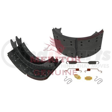 KSR3014709E2 by MERITOR - Drum Brake Shoe and Lining Kit - 7.00" Width, Platinum Shield III Coating, for 16.50" Brake