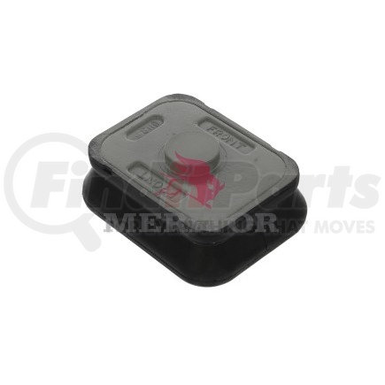 R302917 by MERITOR - Leaf Helper Spring Insulator Pad - Upper, Rubber, 6 in. x 4-1/2 in. x 2-3/8 in.