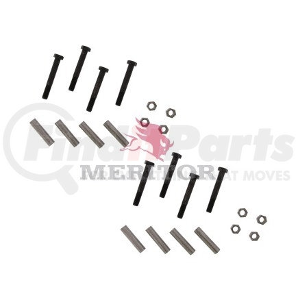 R304835 by MERITOR - Suspension Rebound Control Kit - 5/8 in.-18 x 4-1/2 in. Long Bolt, with Spacer and Nut