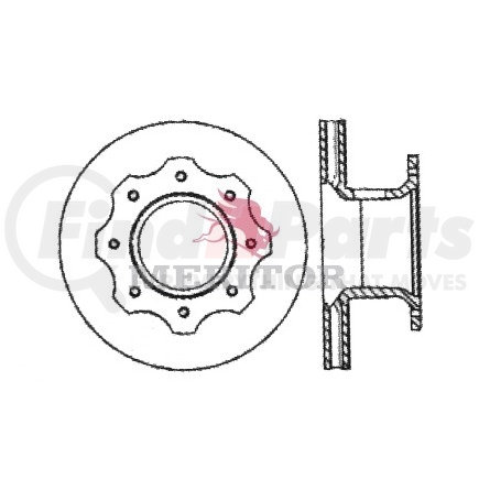 R441713810 by MERITOR - ROTOR