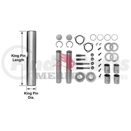 R200073 by MERITOR - KING PIN KIT