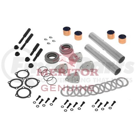 R201473 by MERITOR - Steering King Pin Kit - Composite (Ream), 1.794" Diameter, 10.395" Length, Double Draw Key