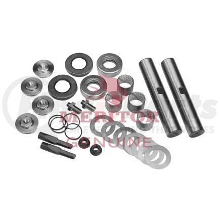 R201478 by MERITOR - Steering King Pin Kit - Composite Bushing, 1.234" Diameter, 6.781" Length, Single Draw Key