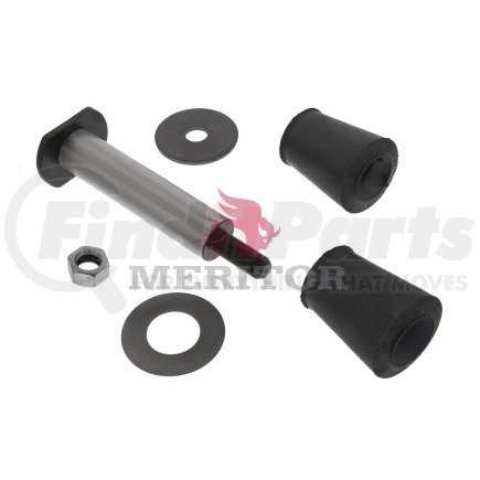 R301024 by MERITOR - Suspension Equalizer Beam End Bushing Kit - 11 in. Bolt, 2 in. OD, with Bushing, Washer and Lock Nut