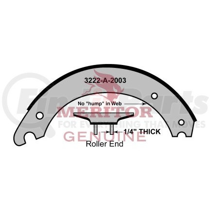 SMA2124720QP by MERITOR - AY-SHOE & LNING