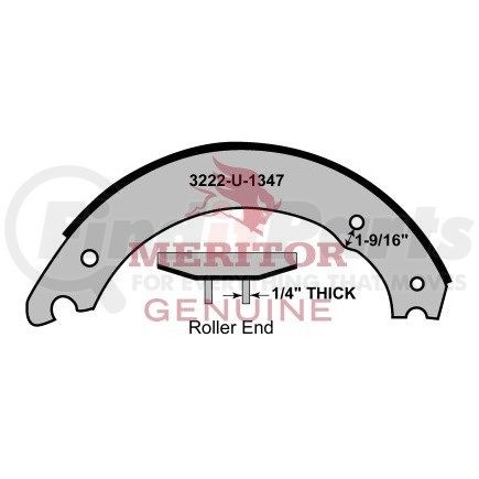 SMA3124514QR by MERITOR - LINED SHOE