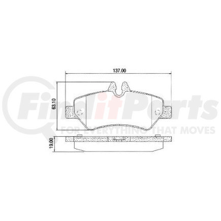 MMD1317 by MERITOR - DISC PAD SET