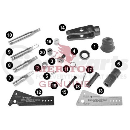 R810001ALW by MERITOR - KIT-ASA2 REBLD