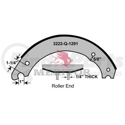 SF5204515Q by MERITOR - LINED SHOE