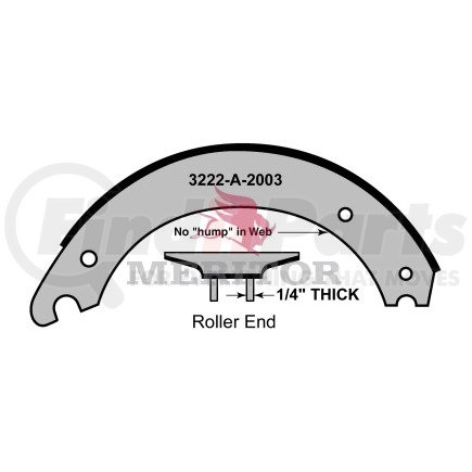 SF5234707QP by MERITOR - LINED SHOE
