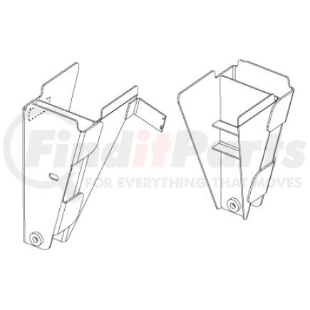 A 3305G1541 by MERITOR - Suspension Subframe Reinforcement Bracket - RHP55/MPA20, Roadside