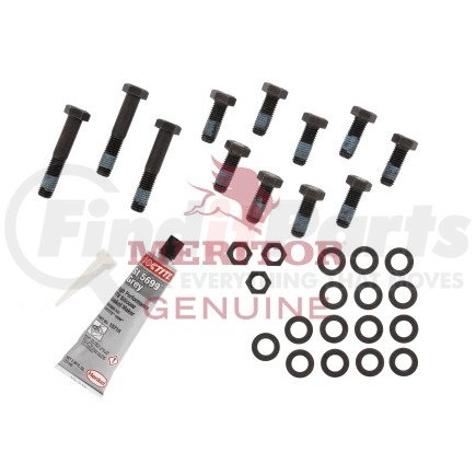 KIT4303 by MERITOR - Axle Bolt Kit - with Washer, Nut and Loctite