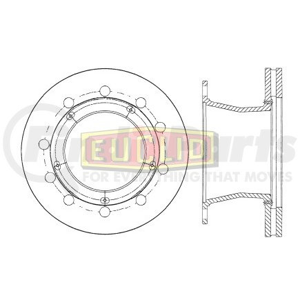 E12520 by EUCLID - DISC BRK ROTOR