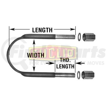 E-UB8479-090 by EUCLID - SUSPENSION - UNIVERSAL BOLT KIT