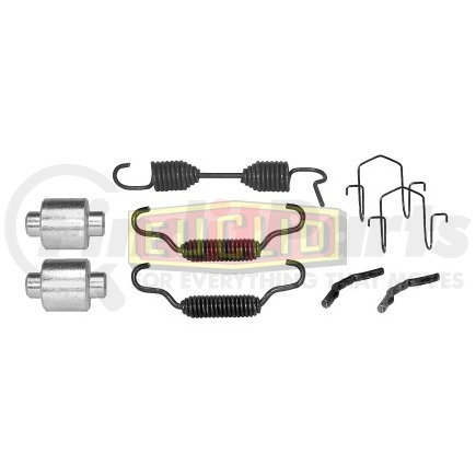 E-11747 by EUCLID - Drum Brake Hardware Kit - Trailer Axle, 15.00 & 16.50 in. Brake Drum Diameter