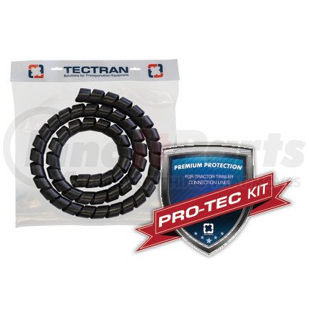 820SPR135 by TECTRAN - Spiral Wrap - 13.5 ft., Black, 1-1/4 inches I.D